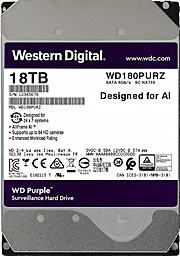 Жорсткий диск WD 18TB (WD180PURZ) 3.5"