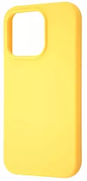 Чехол Wave Full Silicone Cover для Apple iPhone 15 Yellow