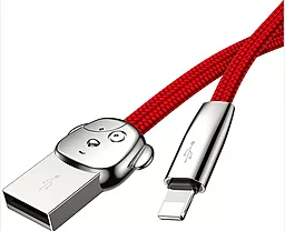 Кабель USB Baseus Flat Cafule 15w 3a 3-in-1 USB to Type-C/Lightning/micro USB Cable red (CAMLT-FW09) - миниатюра 3