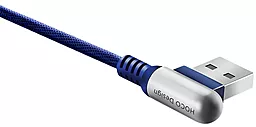 Кабель USB Hoco U17 Combo 3-in-1 USB to Type-C/Lightning/micro USB cable blue - миниатюра 4