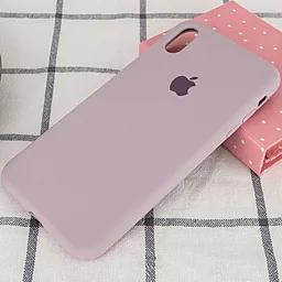 Чехол Silicone Case Full для Apple iPhone XR Lavender - миниатюра 2