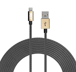 USB Кабель JUST Selection Lightning USB (MFI) Cable Gold (LGTNG-SLCN-GLD) - мініатюра 3