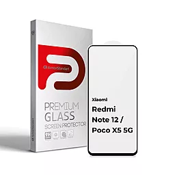 Захисне скло ArmorStandart Full Glue для Xiaomi Redmi Note 12, Poco X5 5G Black (ARM65552)