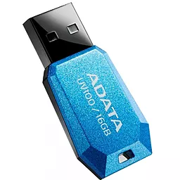 Флешка ADATA 16Gb UV100 Blue USB 2.0 (AUV100-16G-RBL) - миниатюра 2