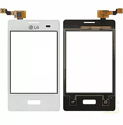 Сенсор (тачскрин) LG Optimus L3 II E425, E430 with frame White