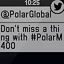 Смарт-годинник Polar M400 HR + GPS White (90053838) - мініатюра 2