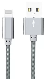 Кабель USB LDNio Lightning round 2.1A Grey (LS08)