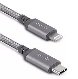 Кабель USB PD Moshi Integra 0.25M USB Type-C - Lightning Cable Titanium Gray (99MO084043) - миниатюра 2