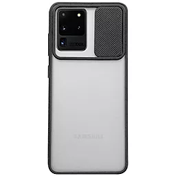 Чехол Epik Camshield matte Samsung G988 Galaxy S20 Ultra  Black