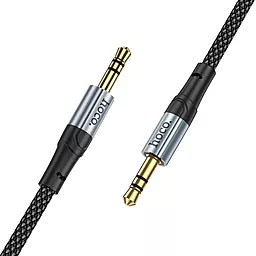 Аудио кабель Hoco UPA26 AUX mini Jack 3.5 мм М/М cable 1 м black - миниатюра 3