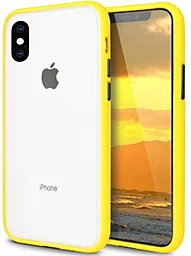 Чехол 1TOUCH AVENGER для Apple iPhone XS Max Yellow-Black