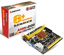 Материнская плата Biostar A68N-2100E с интегрированным процессором AMD E1-2100 - миниатюра 4