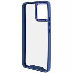 Чехол Epik TPU+PC Lyon Case для Realme C30 Blue - миниатюра 3