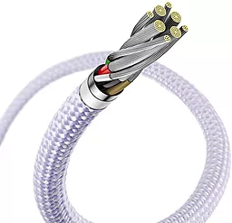 Кабель USB Baseus Dynamic 2 12w 2m Lightning cable purple (CALD040105) - миниатюра 5
