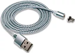 Кабель USB Walker C590 Magnetic micro USB Cable Silver