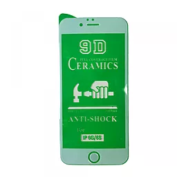 Гибкое защитное стекло CERAMIC iPhone 6/6S White 