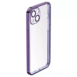 Чехол Rock Matte Electroplating для iPhone 14 Plus Purple
