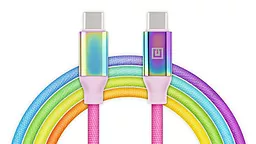 Кабель USB REAL-EL Premium Rainbow Type-C Cable Rainbow - миниатюра 2