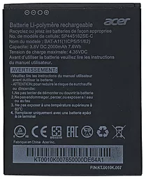 Аккумулятор Acer Liquid Z320 / BAT-A11 (2000 mAh) 12 мес. гарантии - миниатюра 2