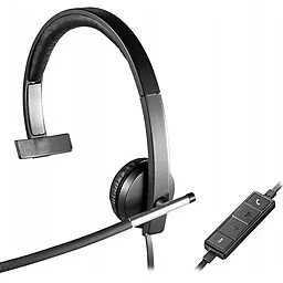 Наушники Logitech H650e USB Headset Mono Black - миниатюра 2