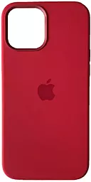 Чехол Silicone Case Full для Apple iPhone 14 Pro Red