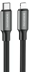 Кабель USB PD Borofone BX82 20W USB Type-C - Lightning Cable Black