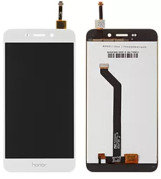 Дисплей Huawei Honor 6C Pro, Honor V9 Play (шлейф прямой) (JMM-AL00, JMM-AL10, JMM-TL00, JMM-TL10, JMM-L22) с тачскрином, оригинал, White