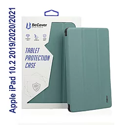 Чехол для планшета BeCover Soft Edge с креплением Apple Pencil для Apple iPad 10.2" 7 (2019), 8 (2020), 9 (2021)  Dark Green (706811)