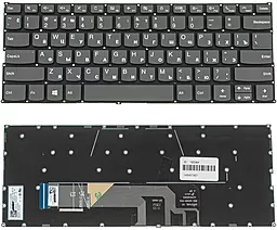 Клавіатура для ноутбуку Lenovo Yoga 530-14ARR, 530-14IK без рамки Black