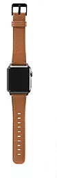 Сменный ремешок для умных часов Apple Watch Napa Leather 38mm Brown (D5AW38SP1BN) - миниатюра 2