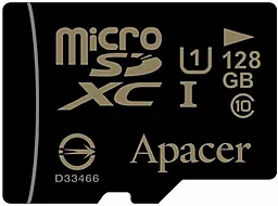 Карта пам'яті Apacer microSDXC 128GB Class 10 UHS-I U1 + SD-адаптер (AP128GMCSX10U1-R) - мініатюра 2