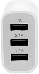 Сетевое зарядное устройство ColorWay OEM 15.5W 3.1A 3xUSB-A White (OEM_CW-CHS003-WT) - миниатюра 4