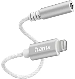 Аудио-переходник Hama M-F Lightning -> 3.5mm White