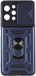 Чехол Epik Camshield Serge Ring для Xiaomi Redmi 12 4G, Poco M6 Pro 5G Blue - миниатюра 2