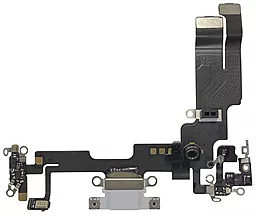 Нижний шлейф Apple iPhone 14 c разъемом зарядки, гарнитуры, синхронизации и микрофоном Original Starlight