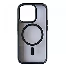 Чехол Rock Guard TRANSPARENT with Magnetic Series for iPhone 15  Titanium Black
