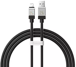 Кабель USB Baseus CoolPlay Series 12w 2.4a 2m Lightning cable black (CAKW000501)