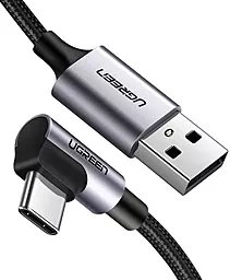 Кабель USB Ugreen US284 Aluminum Shell with Braided 3A 0.5M USB USB - Type-C Cable Black (50940) - миниатюра 2