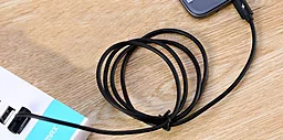 Кабель USB Remax Waist Drum Lightning Cable Black (RC-082i) - миниатюра 3