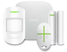 Расширенный комплект беспроводной сигнализации Ajax StarterKit Plus White (Hub Plus/MotionProtect/DoorProtect/SpaceControl)