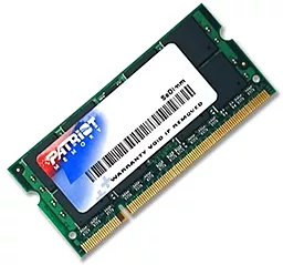 Оперативная память для ноутбука Patriot DDR2-800 1x2GB PC2-6400 (PSD22G8002S)
