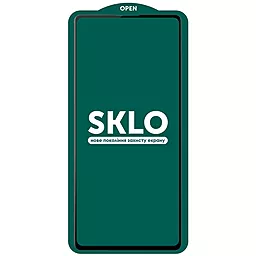 Защитное стекло SKLO 5D для Samsung Galaxy S21 FE Черный (тех.пак)