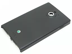Задняя крышка корпуса Sony Xperia SL LT26ii Original Black - миниатюра 3