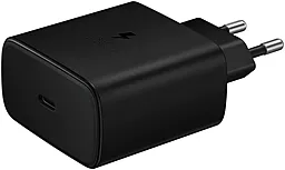 Сетевое зарядное устройство с быстрой зарядкой Samsung SFC2 45W USB-C Port Black (EP-TA845/HC) - миниатюра 2
