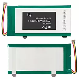 Аккумулятор для планшета Fly Flylife Connect 7 3G 2 / BL8103 (3.7V 3200 mAh) - миниатюра 2