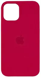 Чехол Silicone Case Full for Apple iPhone 11 Rose Red