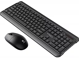 Комплект (клавіатура+мишка) Vinga KBSW-110 Black