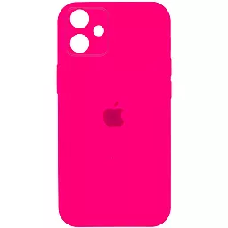 Чехол Silicone Case Full Camera Square для Apple iPhone 11 Barbie Pink