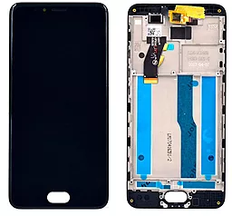 Дисплей Meizu M5s, M5s mini (M612) с тачскрином и рамкой, оригинал, Black