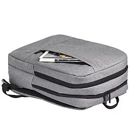Рюкзак для ноутбука 2E 16" Grey (2E-BPN8516GR) - миниатюра 9